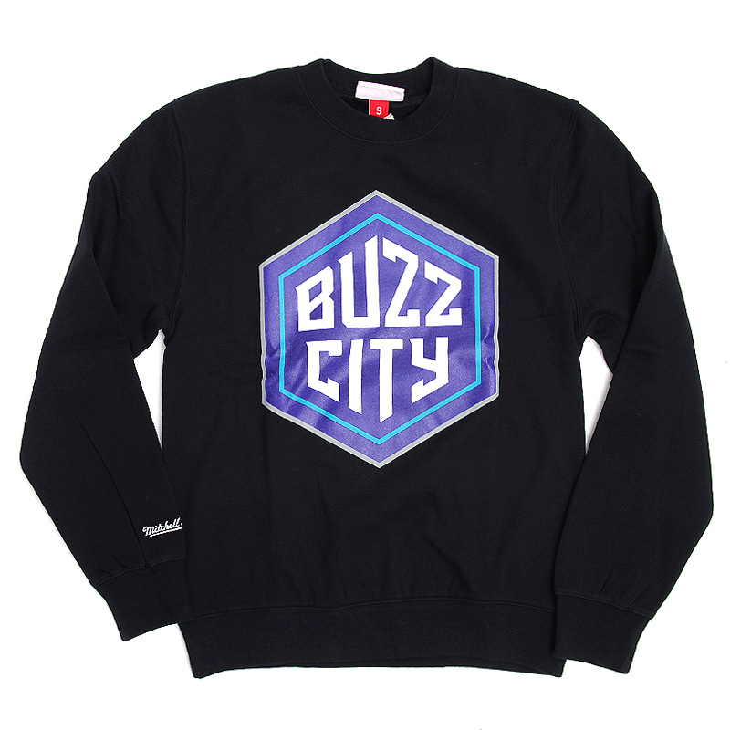 Mitchell and ness Толстовка Mitchell and Ness Buzz City (Buzz City-black)  - цена, описание, фото 1